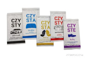 Chusteczki CZYSTY -  komplet 3 sztuki